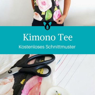 Kimono Tee Kirsten Denmark T-Shirt Oberteil Damen für Frauen nähen Schnittmuster kostenlos gratis Freebie Anleitung Schnittmusterdatenbank