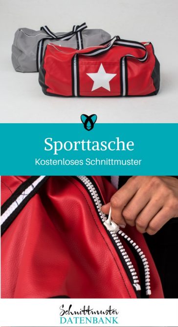 sporttasche reisetasche nähen kostenloses schnittmuster nähanleitung kostenlos große tasche