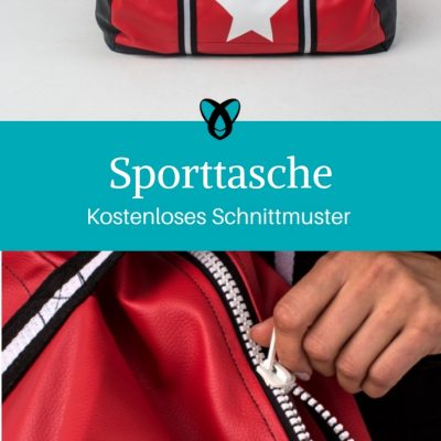 sporttasche reisetasche nähen kostenloses schnittmuster nähanleitung kostenlos große tasche