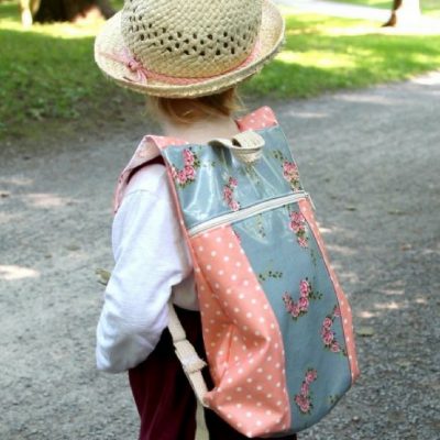Kinderrucksack Kindergartentasche Rucksack Kinder kostenlose Schnittmuster Gratis-Nähanleitungen