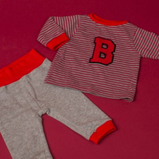 Baby Jogger Jogginganzug Baby Zweiteiler Baby Hose Shirt Baby kostenloses Schnittmuster Gratis-Nähanleitung
