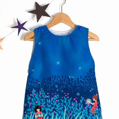 Kinderkleid Kleid für Mädchen Hängerchen kostenloses Schnittmuster Gratis-Nähanleitung