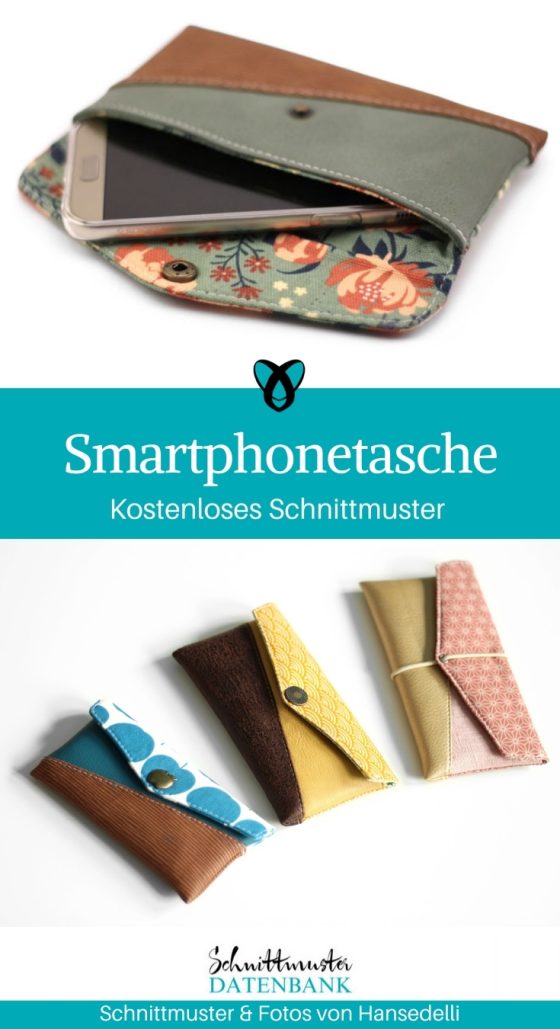 Smartphonetasche naehen gratis schnittmuster