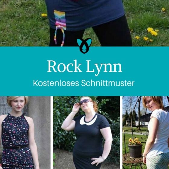 Rock Lynn Pencilskirt Damenrock Jerseyrock Damenbekleidung kostenlose Schnittmuster Gratis-Nähanleitung