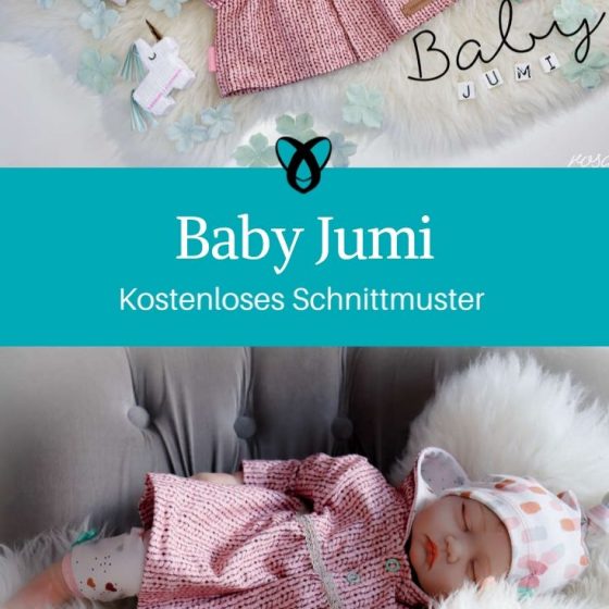 Babyjacke Babymantel Nähen fürs Baby Erstausstattung Geschenke zur Geburt kostenlose Schnittmuster Gratis-Nähanleitung