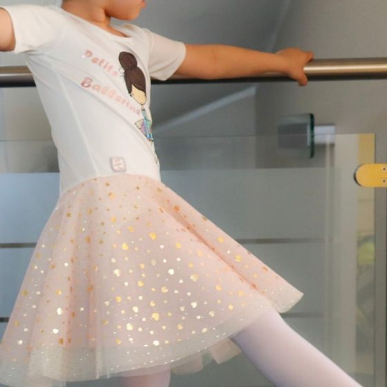 Ballettkleidchen Ballettkleid Tanzkleid Tütü Mädchenkleid kostenlose Schnittmuster Gratis-Nähanleitung