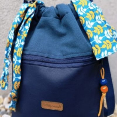 Beuteltasche Handtasche Damentasche Umhängetasche kostenlose Schnittmuster Gratis-Nähanleitung