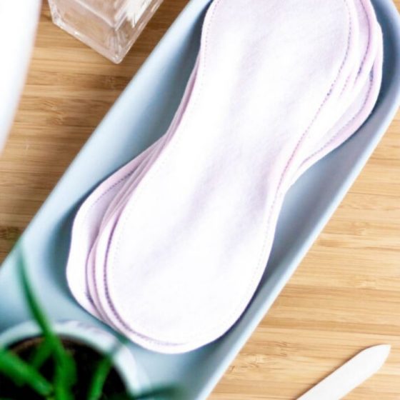 Slipeinlagen Damenhygiene Periode Menstruation weniger Müll nähen Nachhaltigkeit kostenlose Schnittmuster Gratis-Nähanleitung