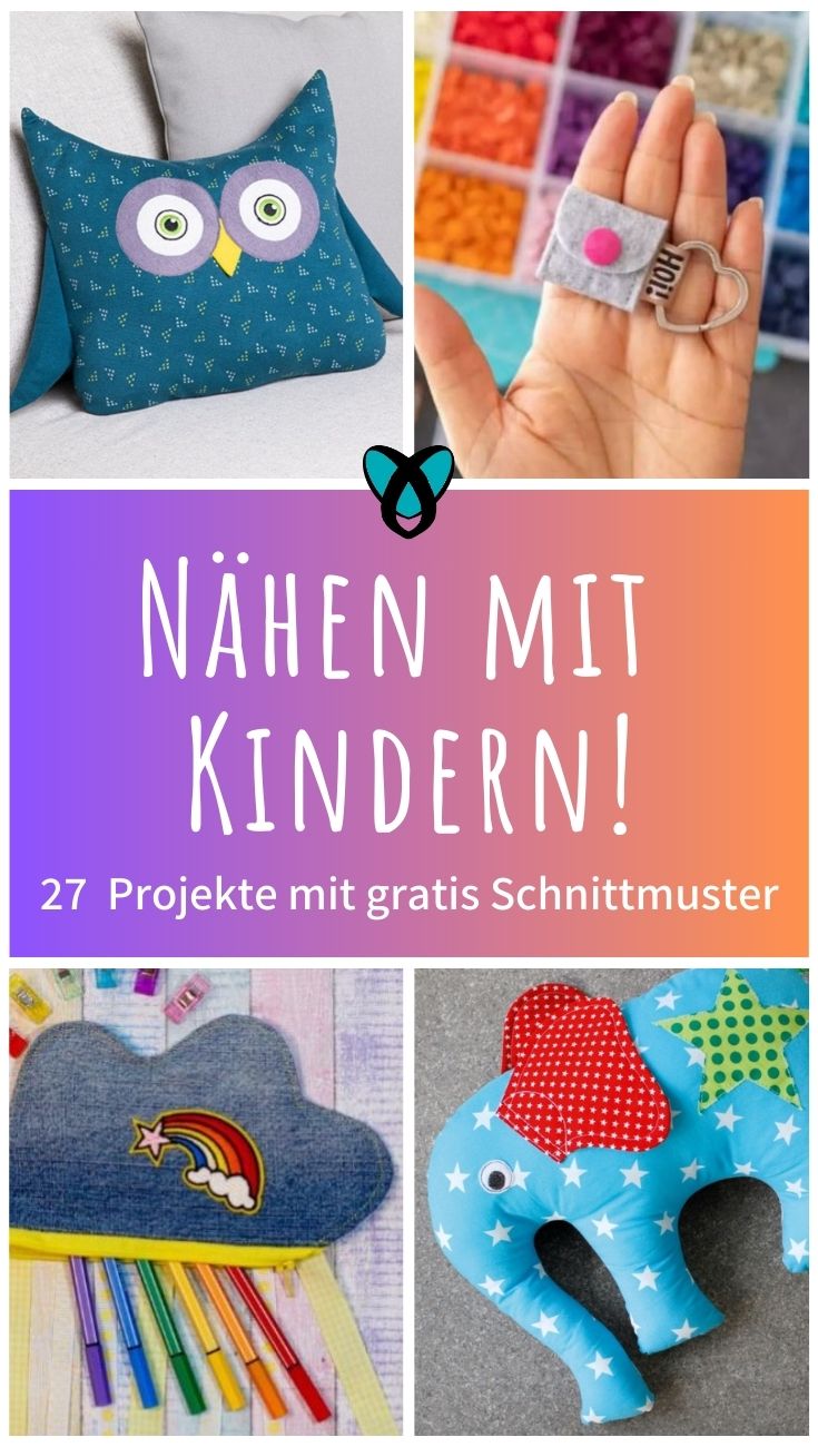 Naehen mit kindern naehideen einfach naehanleitung schnittmuster kostenlos gratis ideen
