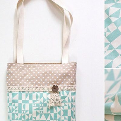 Sommertasche Emma Einkaufstasche Shopper Shoppingbag Beutel Stofftasche kostenlose Schnittmuster Gratis-Nähanleitung