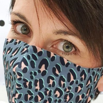Shield-Behelfsmaske Corona Mundschutz Covid Mund-Nasen-Maske kostenlose Schnittmuster Gratis-Nähanleitung