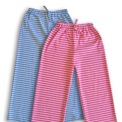Pyjamahosen für Kinder Schlafanzug Nachtwäsche Nähen für Kinder kostenlose Schnittmuster Gratis-Nähanleitung