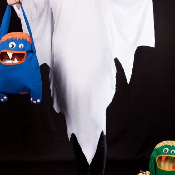 Monstertasche Trick or Treats Halloween Süssigkeiten sammeln Kindertasche kostenlose Schnittmuster Gratis-Nähanleitung