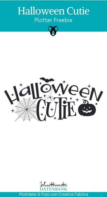 Plotter-Freebie Halloween Cutie kostenlose Schnittmuster Gratis-Nähanleitung
