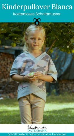 Kinderpullover Blance Sweatpullover Naehen fuer Kinder kostenlose Schnittmuster Gratis-Naehanleitung