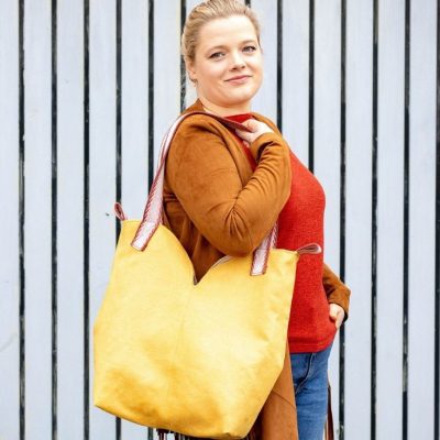 Tulip Shopperbag einkaufstasche handtasche tulpenform shopper kostenlose schnittmuster gratis naehanleitung