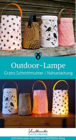 outdoor lampe snap papp garten zuhause naehen fuer windlicht kostenlose schnittmuster gratis naehanleitung