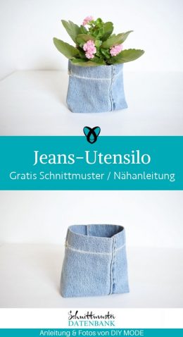 jeans utensilo upcycling nachhaltigkeit aufbewahrung kleine geschenke praktisches blumentop brotkorb kostenlose schnittmuster gratis naehanleitung.jpg