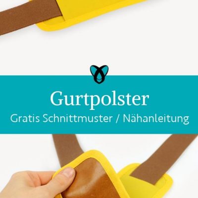 Gurtpolster Taschen Taschengurt Accessoires kostenlose schnittmuster gratis naehanleitung naehidee