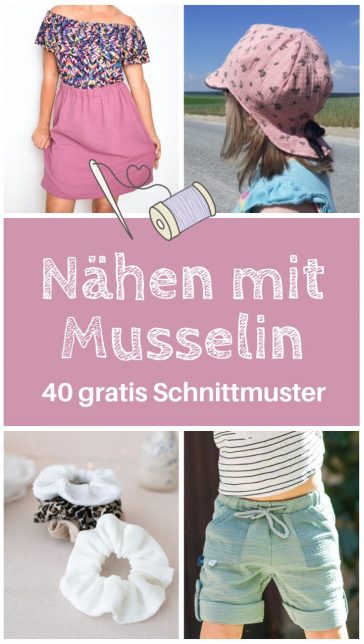 Musselin kostenlose naehideen gratis schnittmuster kleidung naehen freebooks
