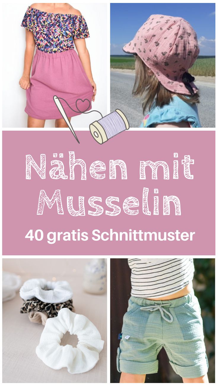 Musselin kostenlose naehideen gratis schnittmuster kleidung naehen freebooks