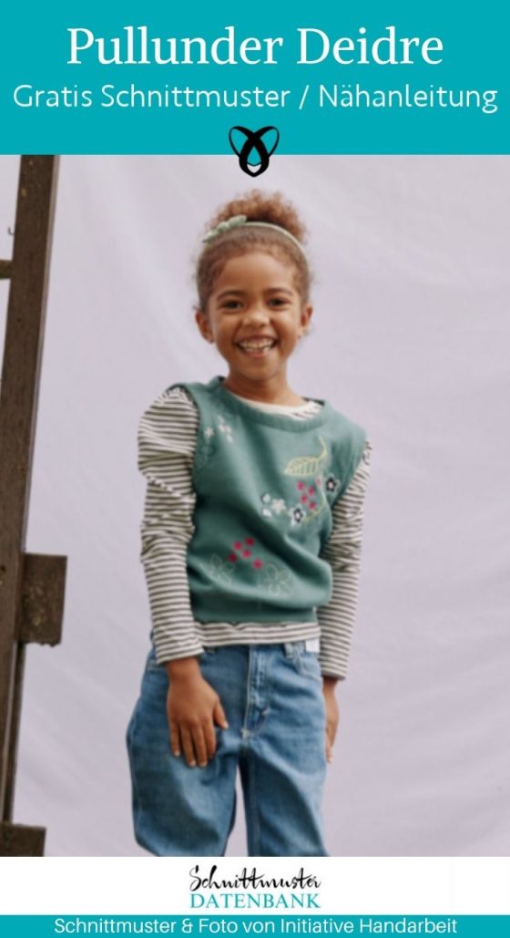 kinder pullunder oberteil pullover aermellos kostenlose schnittmuster gratis naehanleitung freebook