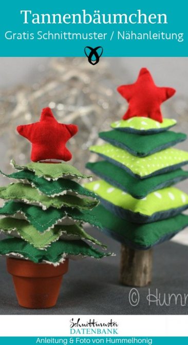 tannenbaeumchen aus stoff tannenbaum weihnachten selber naehen kinder naehen kleine naehprojekte advent dekoration kostenlose schnittmuster gratis naehanleitung