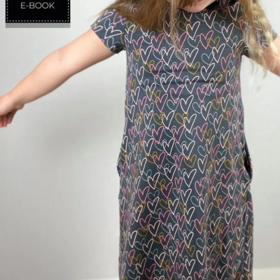 Kinderkleid hannah kleid maedchen kleidung naehen fuer kinder kurzarmkleid einfaches kleid kostenlose schnittmuster gratis naehanleitung