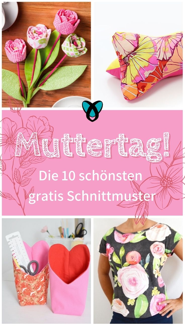 Muttertag geschenke geschenkideen naehideen mutter frau frauen gratis kostenlos Schnittmuster naehen freebies
