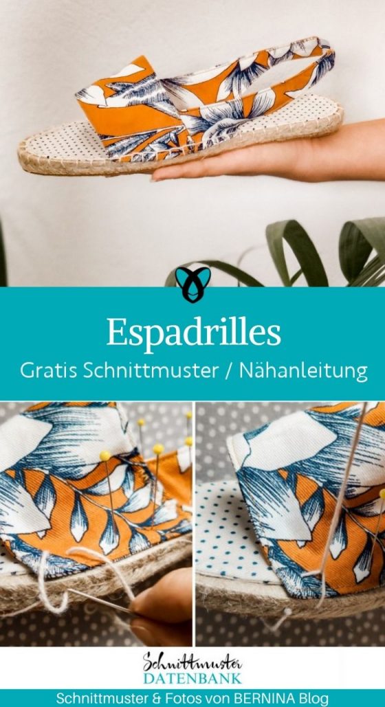 espadrilles naehen sommerschuhe zehenfrei stoffschuhe schuhe selber naehen kostenlose schnittmuster gratis naehanleitung