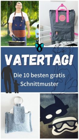 papa vatertag geschenk papatag fuer maenner mann geschenke kostenlose schnittmuster gratis naehanleitung