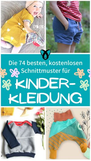 kinderkleidung kostenlose schnittmuster hose kleid t shirt oberteil longsleeve pullover jacke strampler gratis naehanleitung tunika shorts kurze hosen pumphose rock