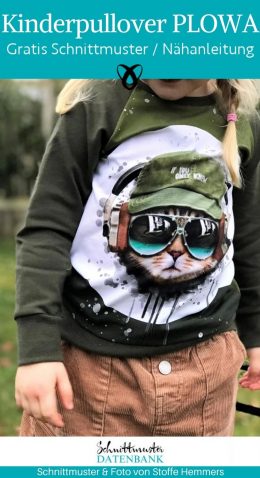 kinderpullower plowa raglanpulli longsleeve sweater panel panelstoff verarbeiten kinder kostenlose schnittmuster gratis naehanleitung