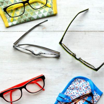 faltbares brillenetui case sonnenbrille lesebrille etui stoffetui kostenlose schnittmuster gratis naehanleitung