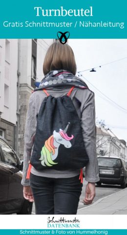 turnbeutel rucksack backpack stoffbeutel kostenlose schnittmuster gratis naehanleitung