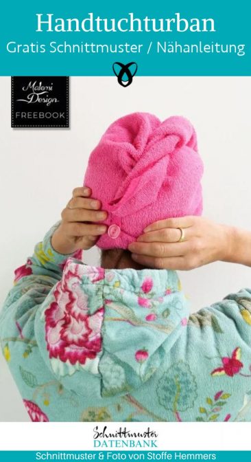 handtuch turban duschen baden fuer zuhause beauty me-time kostenlose schnittmuster gratis naehanleitung