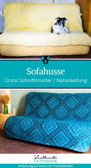 sofahusse ueberzug sofa couch upcycling fuer zuhause naehen kostenlose schnittmuster gratis naehanleitung
