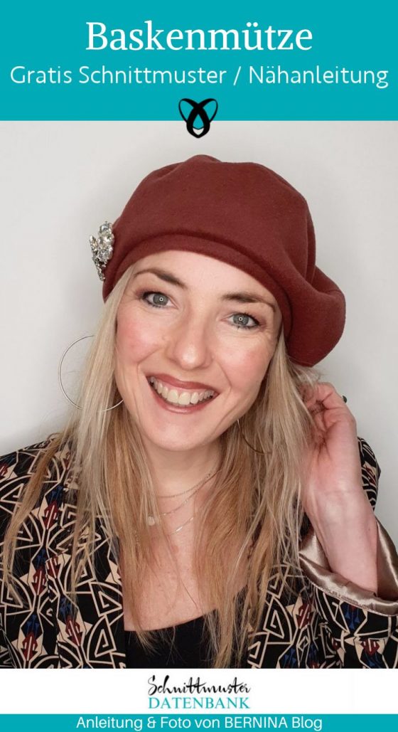 baskenmuetze damenmuetze kopfbedeckung accessoires kostenlose schnittmuster gratis naehanleitung