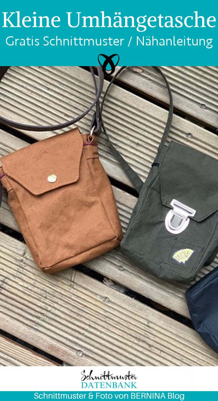 kleine umhaengetasche tasche handtasche accessoires damen kostenlose schnittmuster gratis naehanleitung