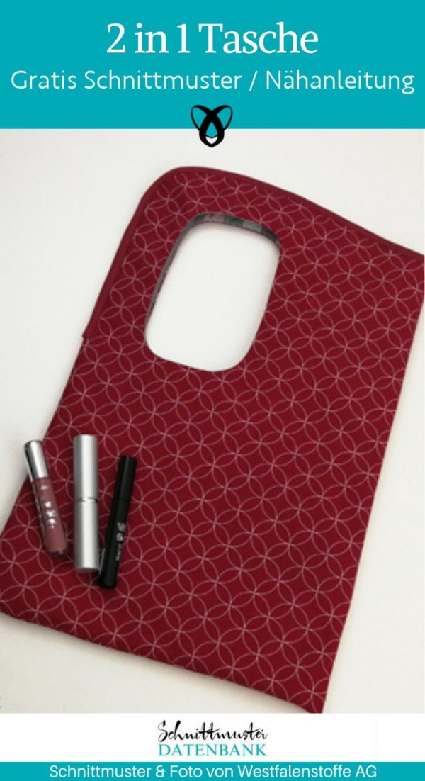 2 In 1 Tasche Kostenlose Schnittmuster Datenbank