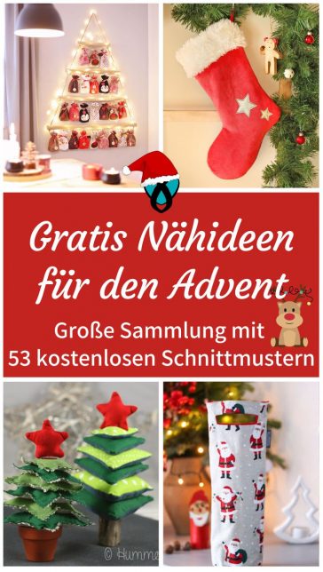 advent weihnachten geschenke dekoration naehideen weihnachtsdeko geschenkverpackung kostenlose schnittmuster gratis naehanleitung