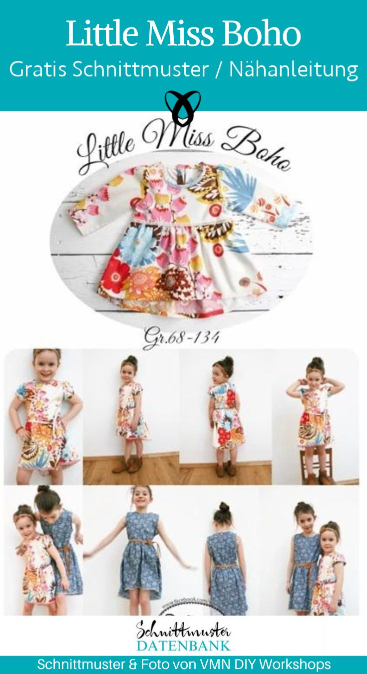 little miss boho kinderkleid jerseykleid kleid maedchen kostenlose schnittmuster gratis naehanleitung