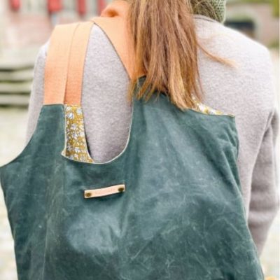 flashbag handtasche shopper damentasche shoppingbag kostenlose schnittmuster gratis naehanleitung