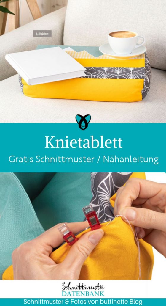 knietablett naehideen fuer zuhause naehen laptopkissen kostenlose schnittmuster gratis naehanleitung