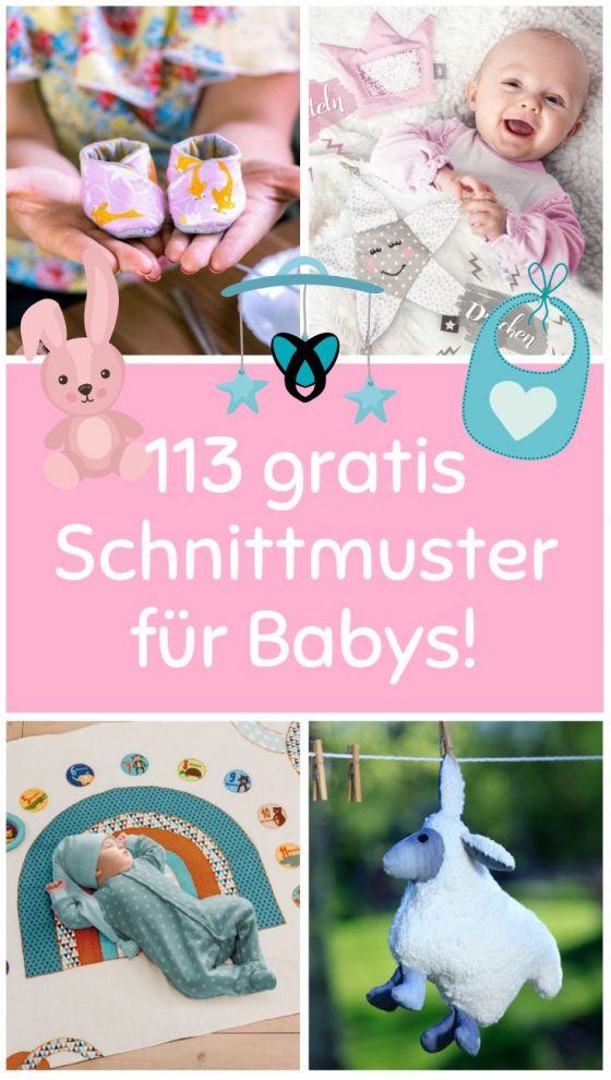 Kostenlose Schnittmuster Babys gratis Naehideen Freebook download baby geschenk babyshower.jpg