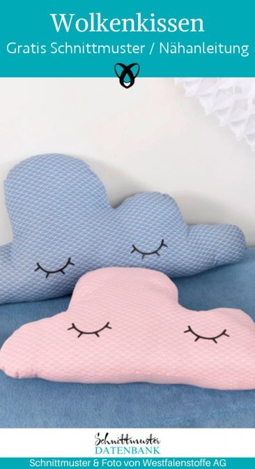 Wolkenkissen naehen kostenloses schnittmuster gratis download naehidee