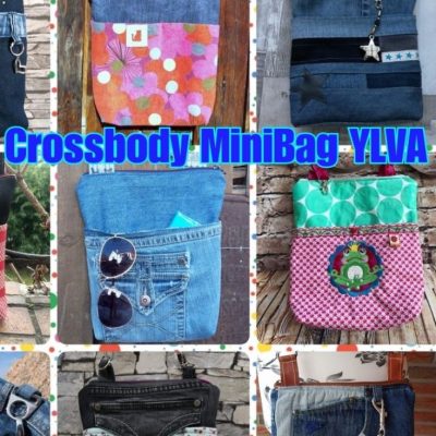 Crossbody Minibag kleine tasche umhaengen blaubunt naehen kostenloses schnittmuster gratis download naehidee