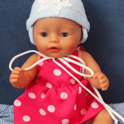 Puppenmuetze baby fruehchen naehen kostenloses schnittmuster gratis download naehidee