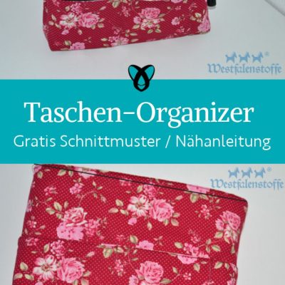 Taschen Organizer Handtaschen wechseltasche naehen kostenloses schnittmuster gratis Freebook naehidee