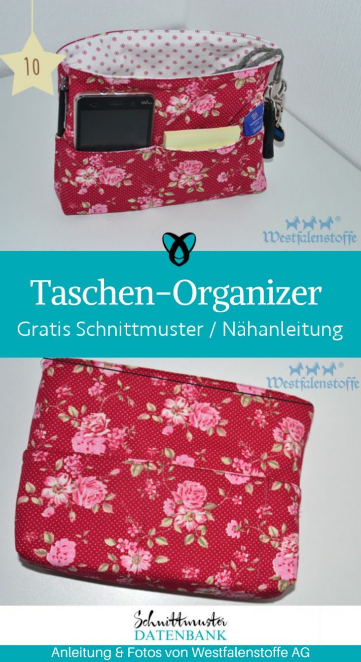 Polene Cyme Organizer Kiuiom Filz-Taschenorganizer – Mehrfachfach